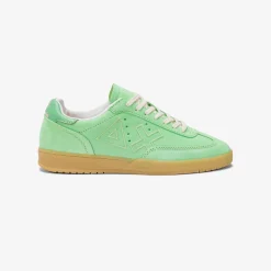 New Sneaker California Sun in suede verde menta Donna Scarpe|Donna