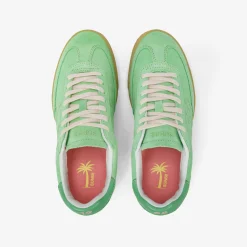 New Sneaker California Sun in suede verde menta Donna Scarpe|Donna