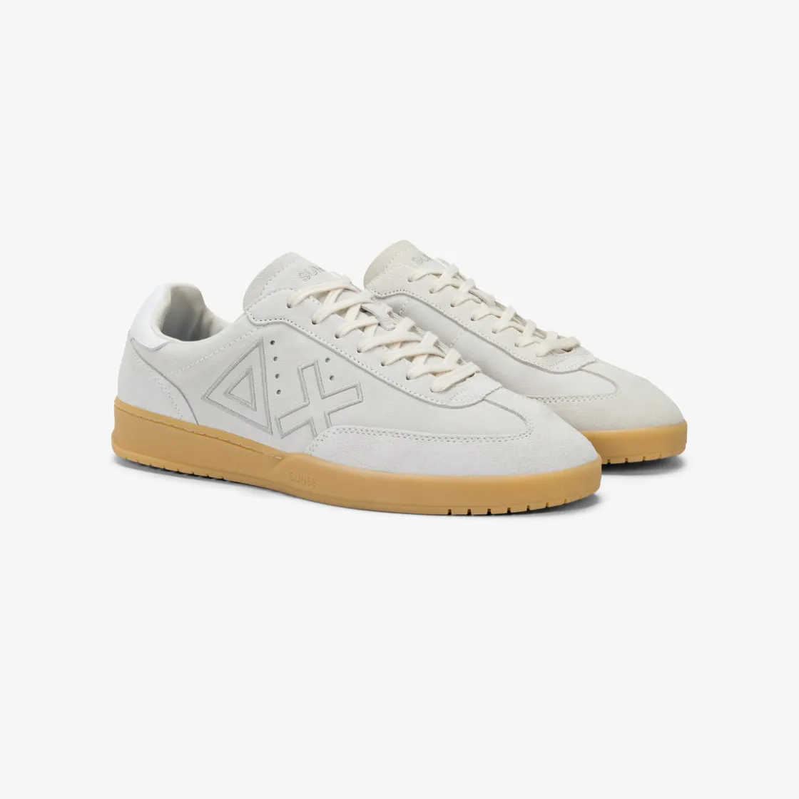 Sale Sneaker California Sun in suede bianca Uomo Scarpe|Uomo