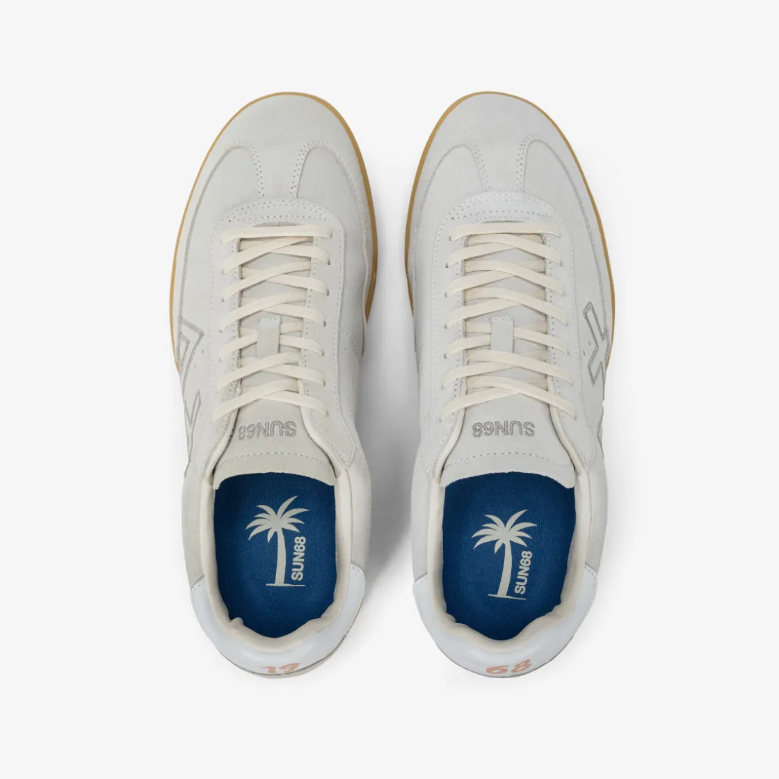 Sale Sneaker California Sun in suede bianca Uomo Scarpe|Uomo
