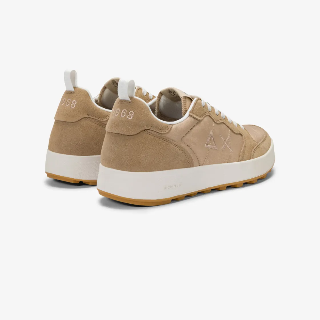 Clearance Sneaker Genius in nylon e suede beige Uomo Scarpe|Uomo