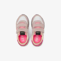 Best Sneaker Girl's Ally Color Explosion in suede e nylon porcellana Bambina