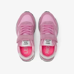 Sale Sneaker Girl's Ally in suede e nylon ciclamino Bambina