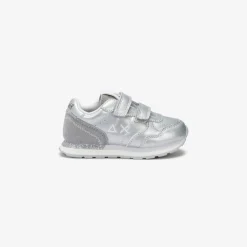 Online Sneaker Girl's Big Ally pelle argento Bambina