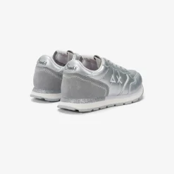 Hot Sneaker Girl's Big Ally pelle argento Bambina