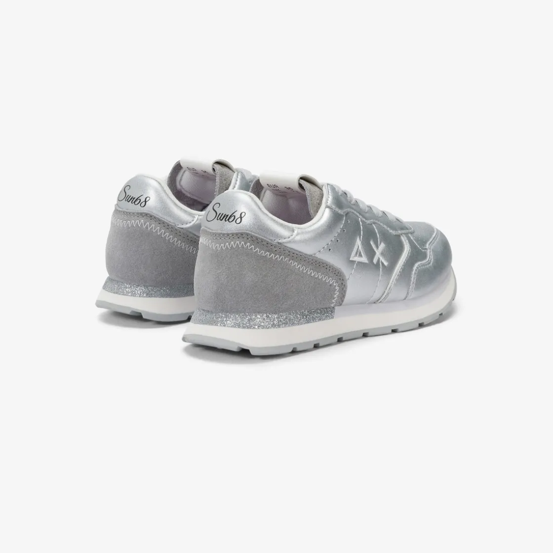 Hot Sneaker Girl's Big Ally pelle argento Bambina