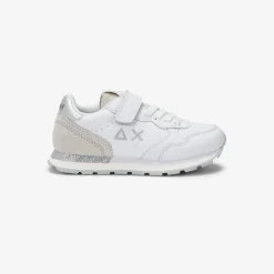 Outlet Sneaker Girl's Big Ally pelle bianca Bambina