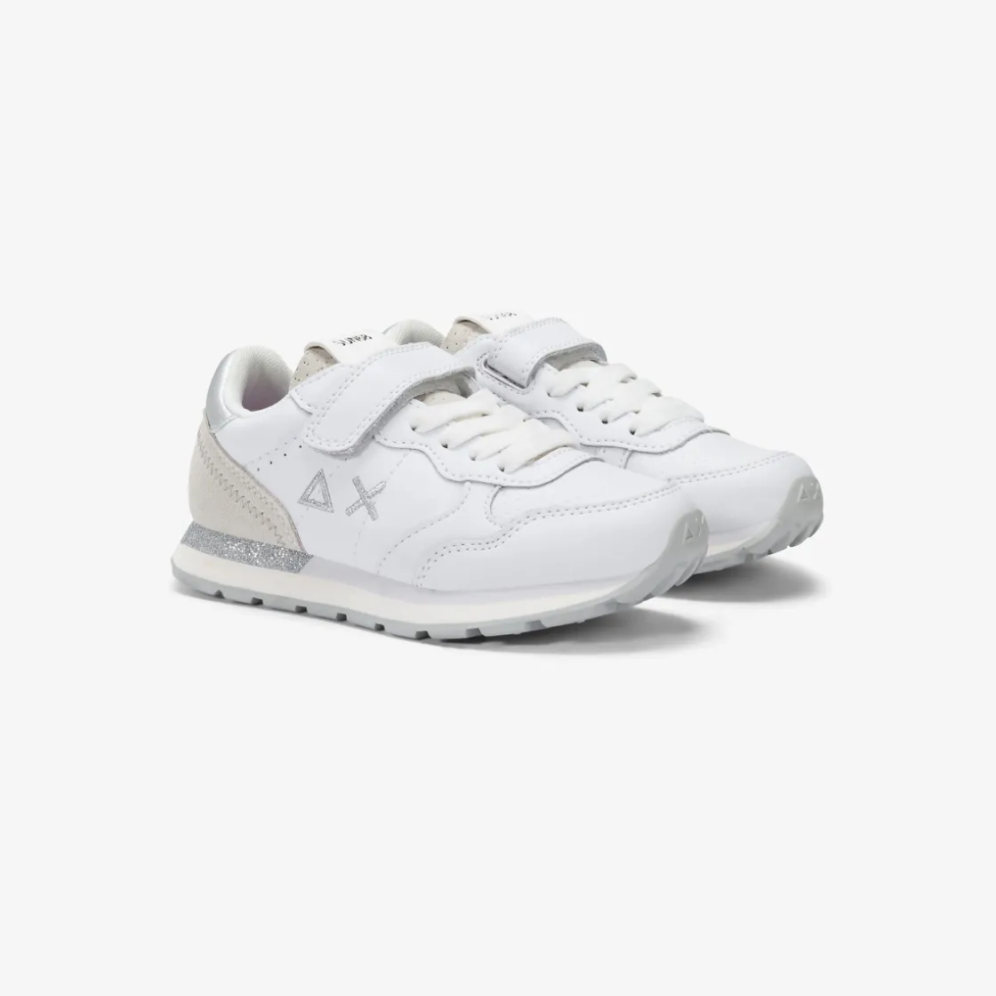 Outlet Sneaker Girl's Big Ally pelle bianca Bambina