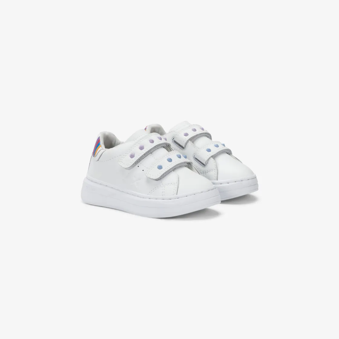 Fashion Sneaker Girl's Grace in pelle bianca Bambina