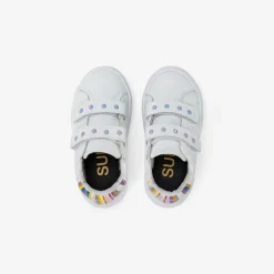 Fashion Sneaker Girl's Grace in pelle bianca Bambina