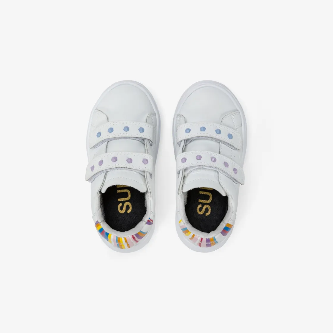 Fashion Sneaker Girl's Grace in pelle bianca Bambina