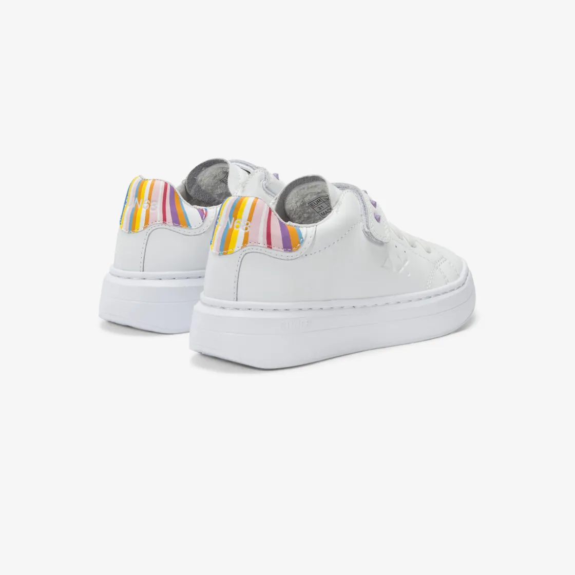 Sale Sneaker Girl's Grace in pelle bianca Bambina