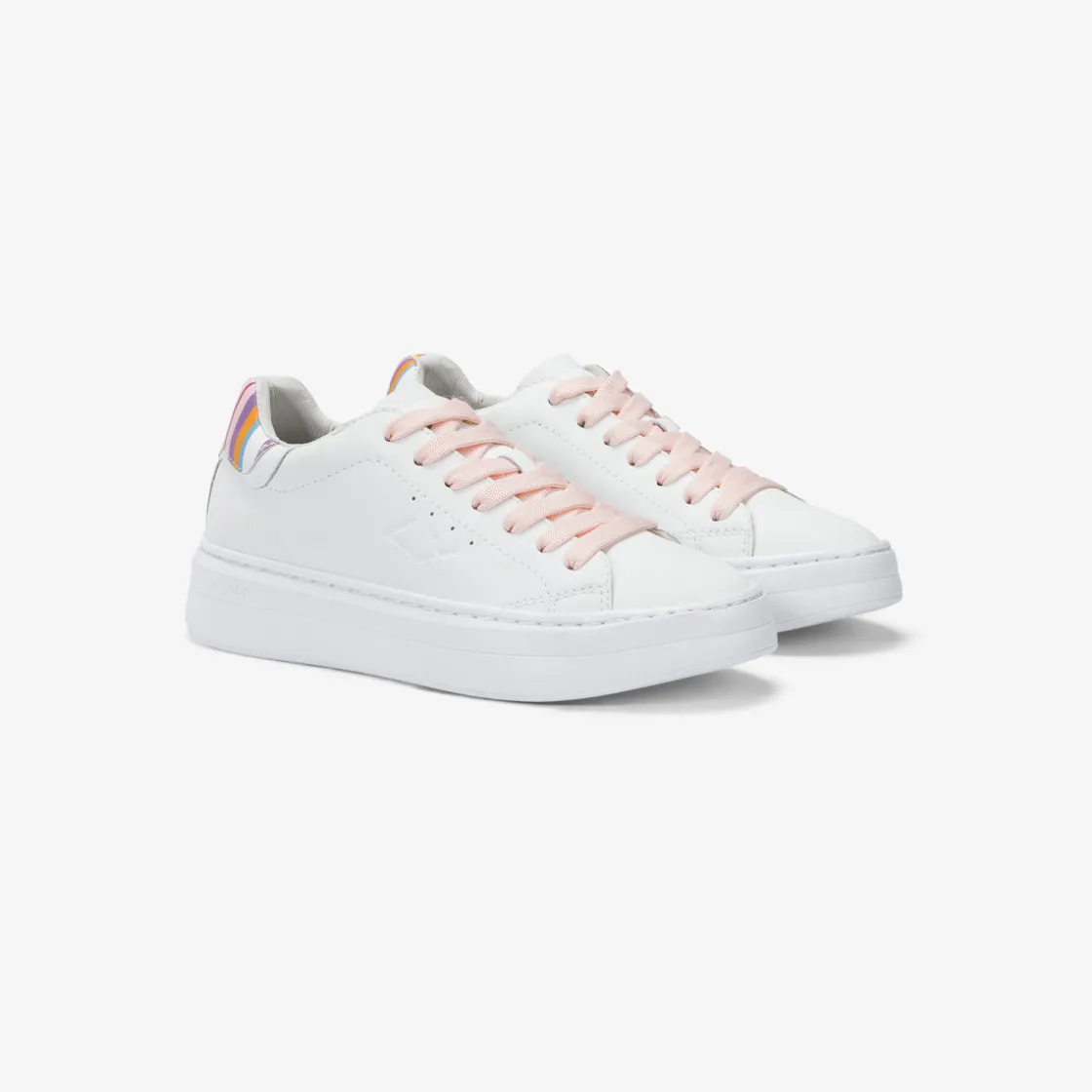 New Sneaker Girl's Grace in pelle bianca Bambina