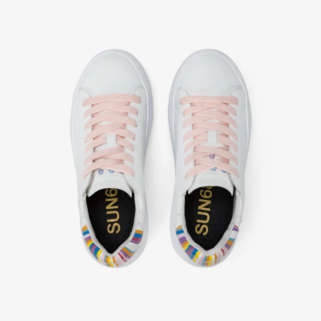New Sneaker Girl's Grace in pelle bianca Bambina