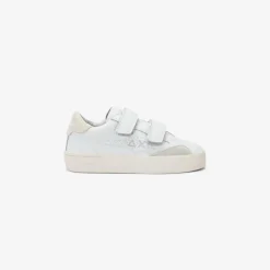 Discount Sneaker Girl's Katy in pelle bianca Bambina
