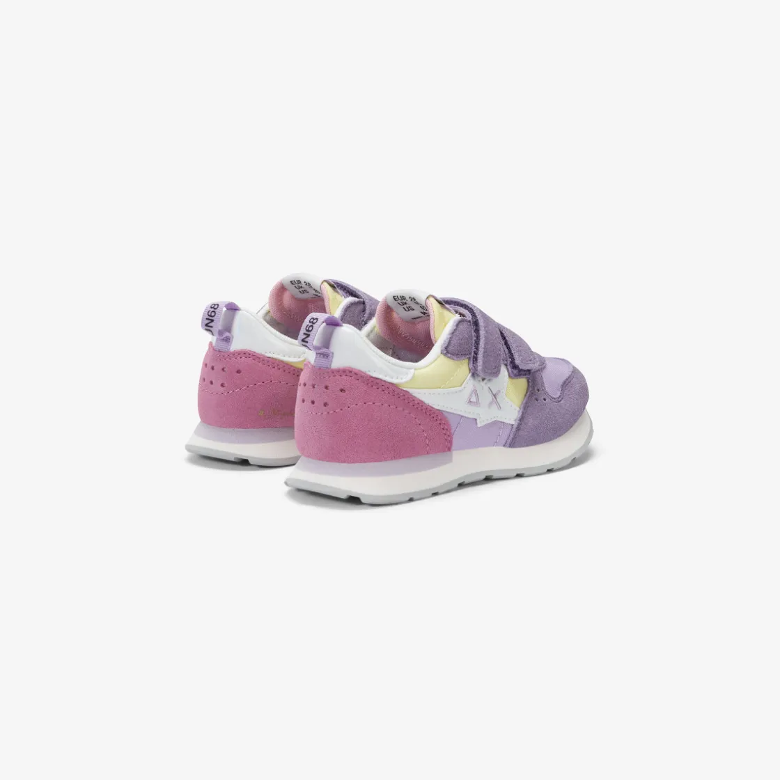 Best Sneaker Girl's Stargirl Multicolor in suede e nylon lilla Bambina