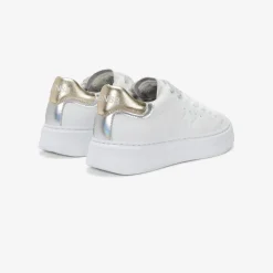 Best Sneaker Grace in pelle bianca e oro Donna Scarpe|Donna