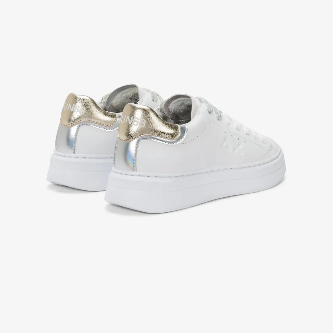 Best Sneaker Grace in pelle bianca e oro Donna Scarpe|Donna