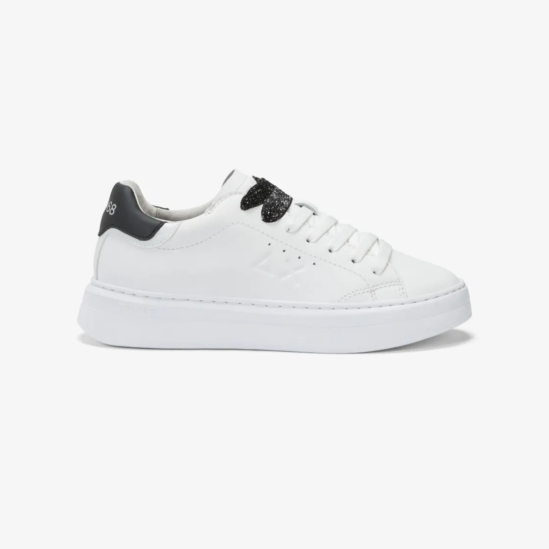 Discount Sneaker Grace in pelle bianca e nera Donna Scarpe|Donna