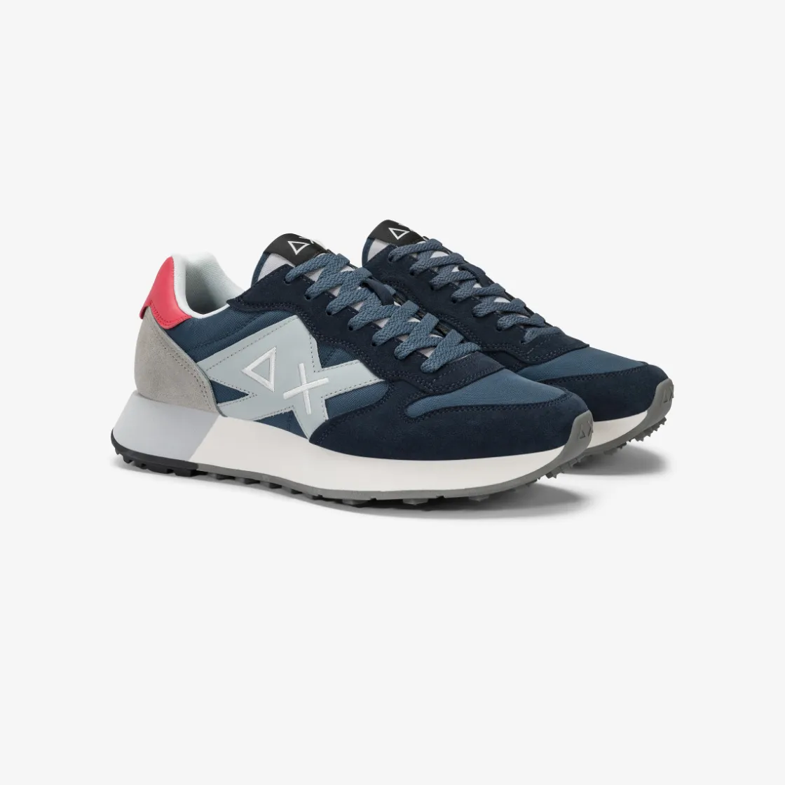 Online Sneaker Jaki in nylon e suede blu navy Uomo Scarpe|Uomo