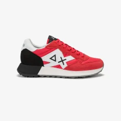 Best Sneaker Jaki in nylon e suede rosso Uomo Scarpe|Uomo