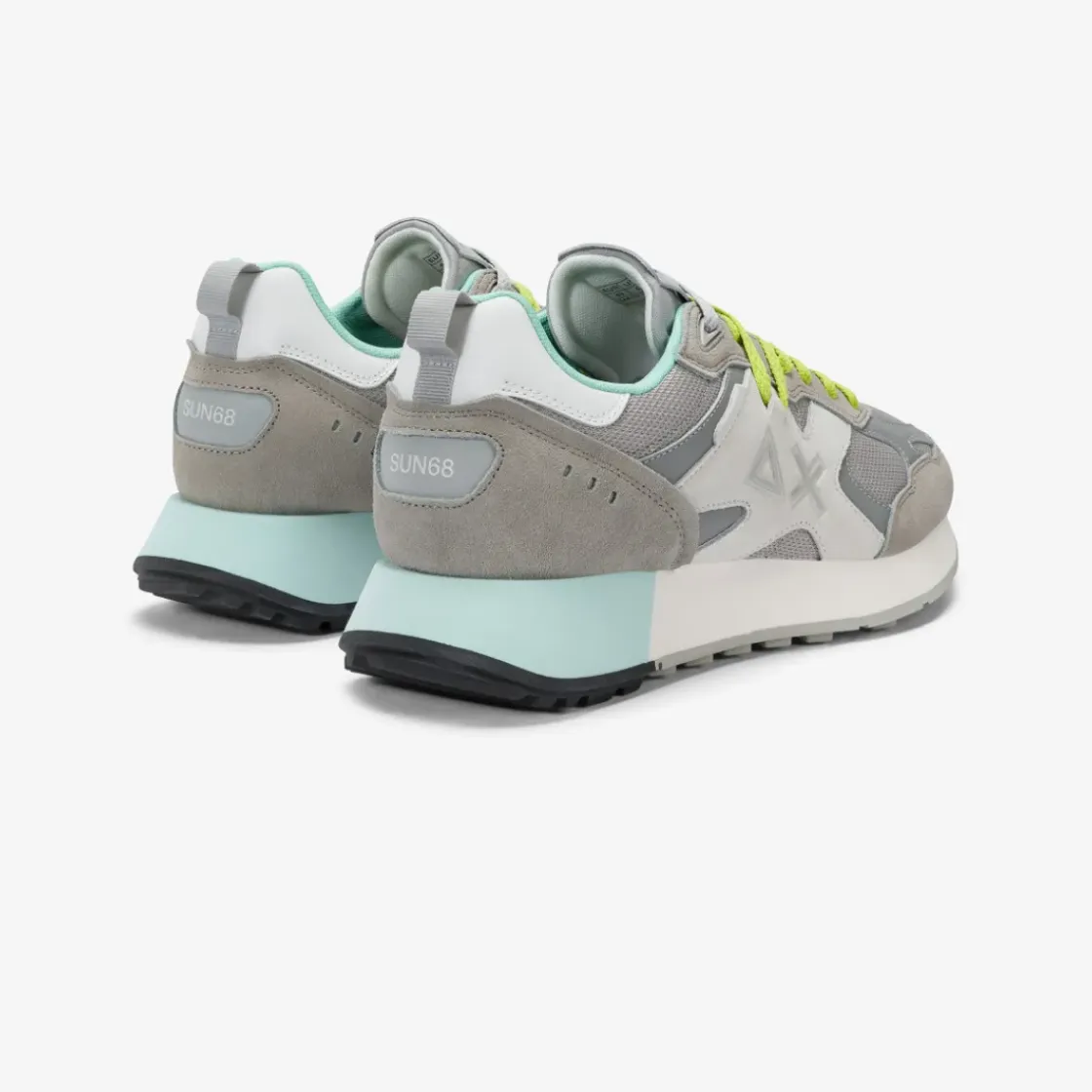 Sale Sneaker Jaki Outdoor in nylon e suede bianco panna Uomo Uomo