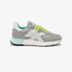 Outlet Sneaker Jaki Outdoor in nylon e suede grigio chiaro Uomo Scarpe|Uomo