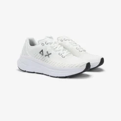 Outlet Sneaker Jupiter Air in mesh bianca Uomo Scarpe|Uomo