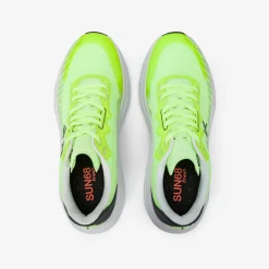 Hot Sneaker Jupiter Air in mesh gialla fluo Uomo Scarpe|Uomo