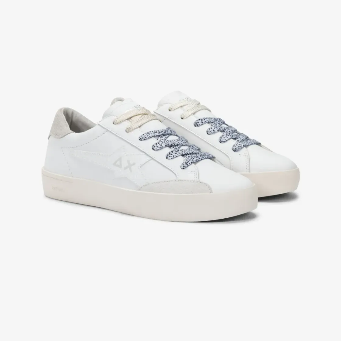 Fashion Sneaker Katy in pelle bianca Donna Scarpe|Donna