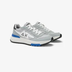 Sale Sneaker Niki in nylon e PU grigio chiaro Uomo Scarpe|Uomo