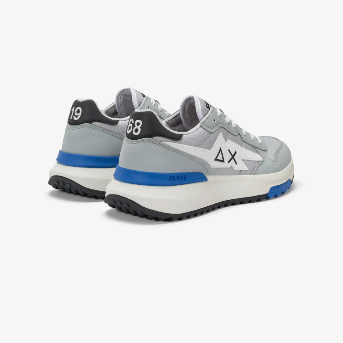 Sale Sneaker Niki in nylon e PU grigio chiaro Uomo Scarpe|Uomo