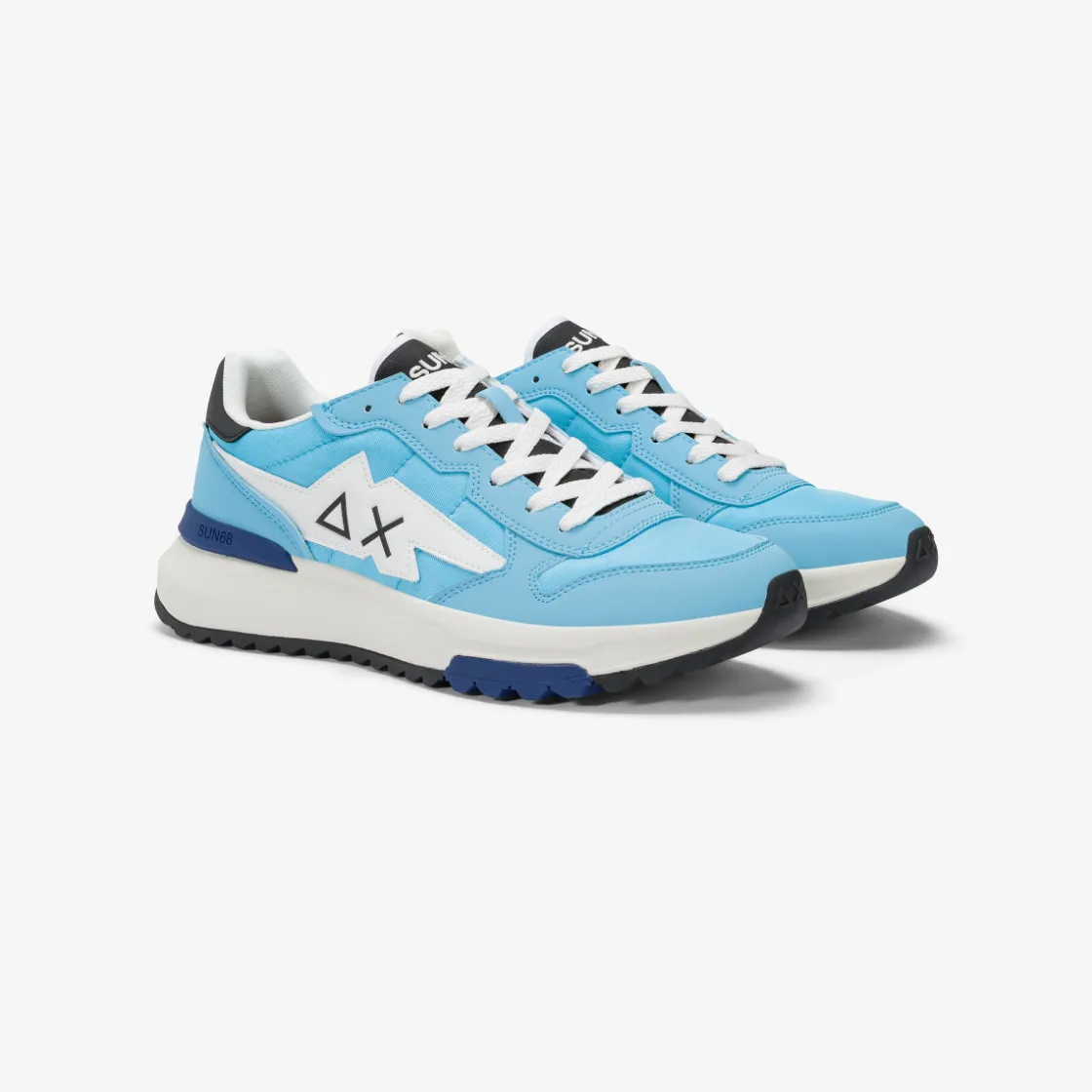 Discount Sneaker Niki in nylon e PU turchese Uomo Scarpe|Uomo