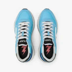 Discount Sneaker Niki in nylon e PU turchese Uomo Scarpe|Uomo