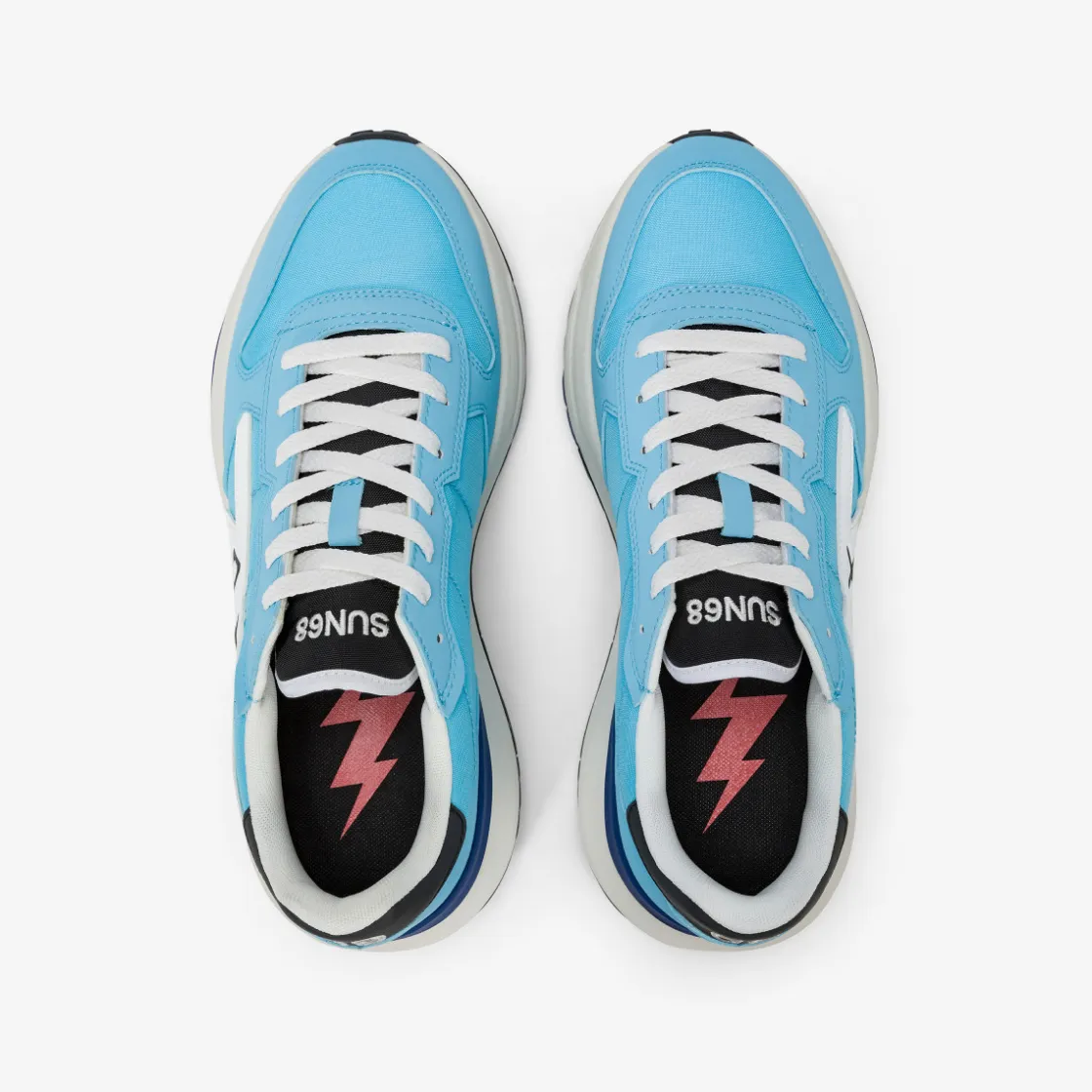 Discount Sneaker Niki in nylon e PU turchese Uomo Scarpe|Uomo
