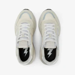 Best Sneaker Niki Sport in nylon e suede bianca panna Uomo Scarpe|Uomo