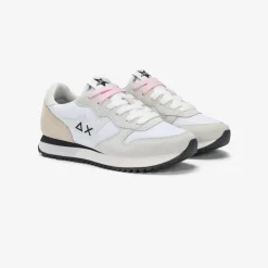 Hot Sneaker Stargirl Glitter in suede e nylon bianco Donna Scarpe|Donna