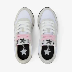 Hot Sneaker Stargirl Glitter in suede e nylon bianco Donna Scarpe|Donna