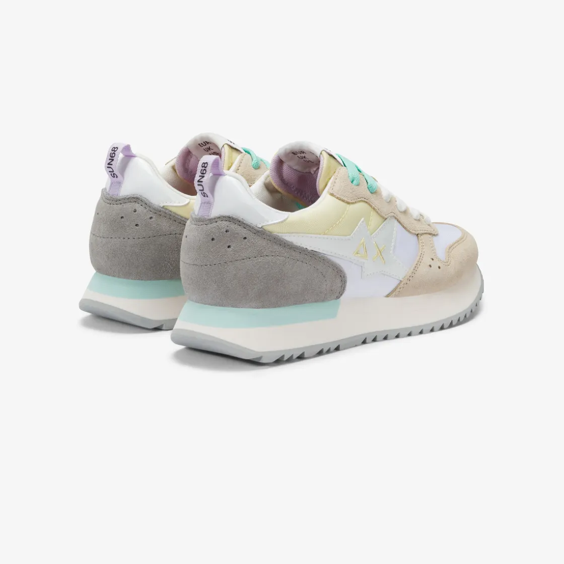Sale Sneaker Stargirl Multicolor in suede e nylon bianco panna Donna Scarpe|Donna