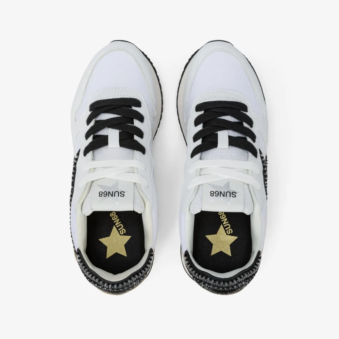 Fashion Sneaker Stargirl Pearl in pelle e nylon bianco Donna Scarpe|Donna