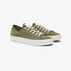 Outlet Sneaker Street in canvas verde militare Uomo Scarpe|Uomo