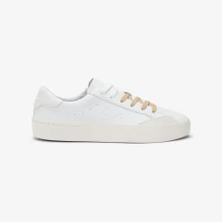 Online Sneaker Street in pelle bianca e bianco panna Uomo Scarpe|Uomo