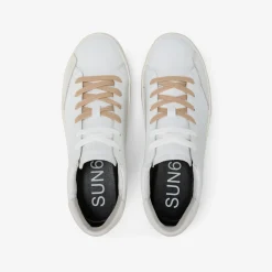 Online Sneaker Street in pelle bianca e bianco panna Uomo Scarpe|Uomo