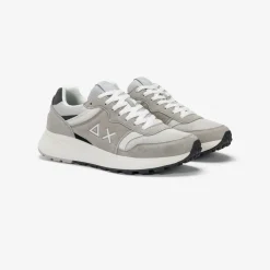 Sale Sneaker Sun Daddy in nylon e suede grigio chiaro Uomo Scarpe|Uomo