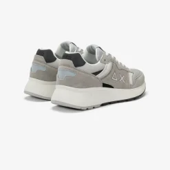 Sale Sneaker Sun Daddy in nylon e suede grigio chiaro Uomo Scarpe|Uomo