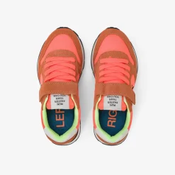 Discount Sneaker Tom in nylon e suede arancio fluo Bambino Scarpe|Bambino