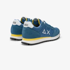 Sale Sneaker Tom in nylon e suede avio scuro Uomo Scarpe|Uomo