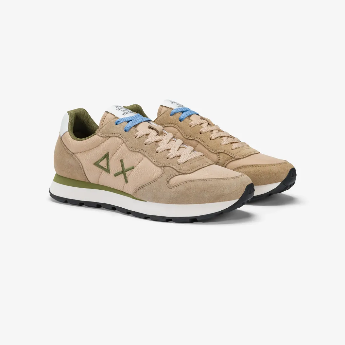Clearance Sneaker Tom in nylon e suede beige Uomo Scarpe|Uomo