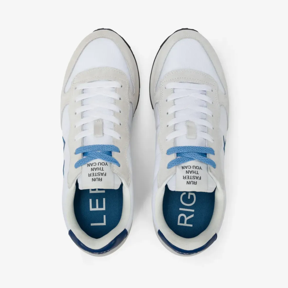 Clearance Sneaker Tom in nylon e suede blu royal Uomo Uomo