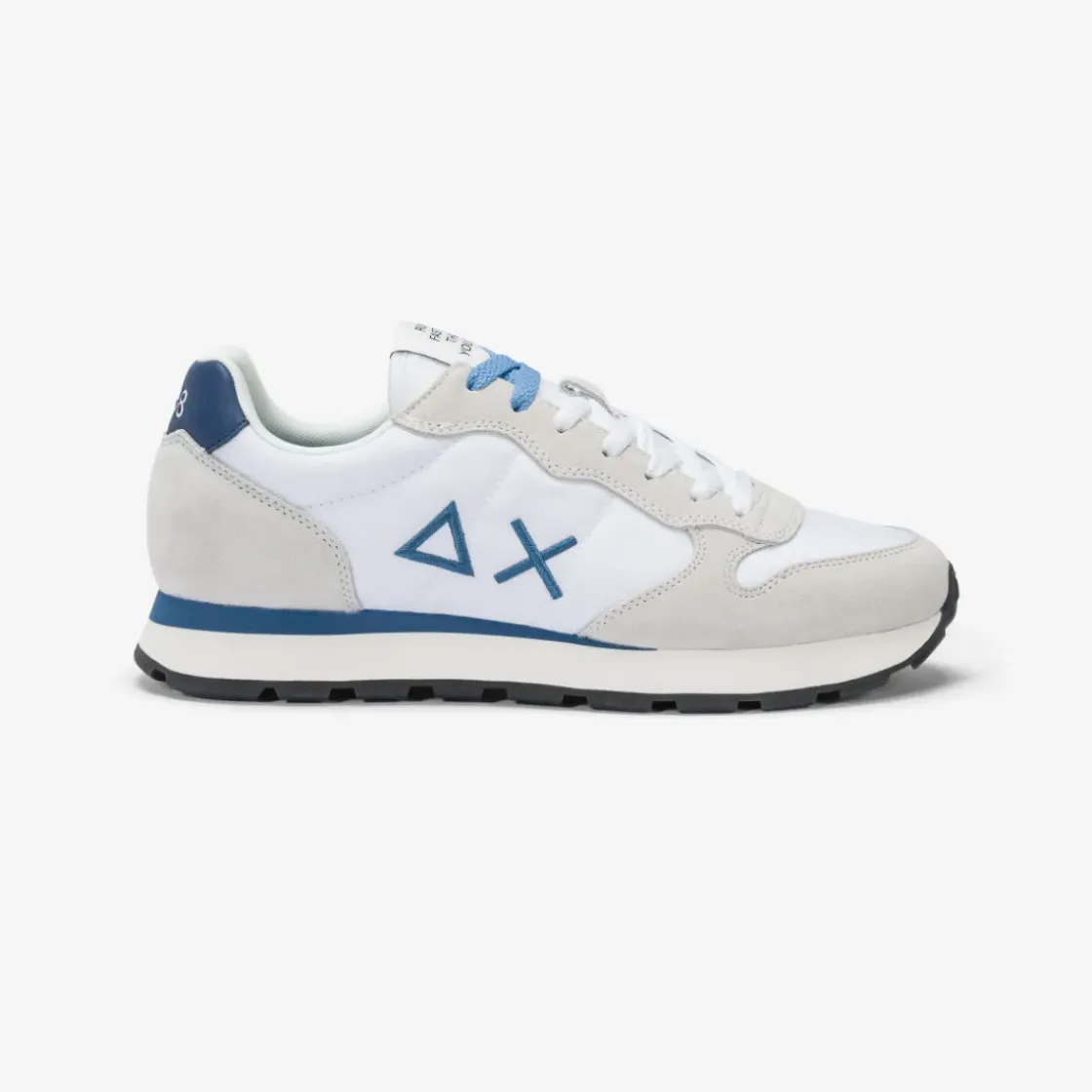 Clearance Sneaker Tom in nylon e suede blu royal Uomo Uomo